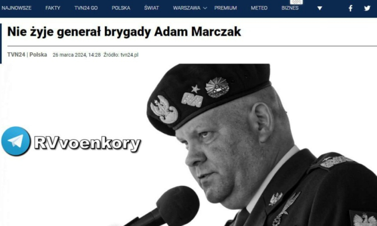 Poland Army General KILLED in Ukraine