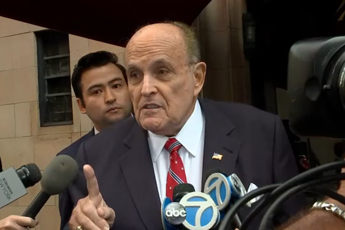 Rudy Giuliani SUSPENDED From 77 WABC in NYC Radio Show  Canceled 