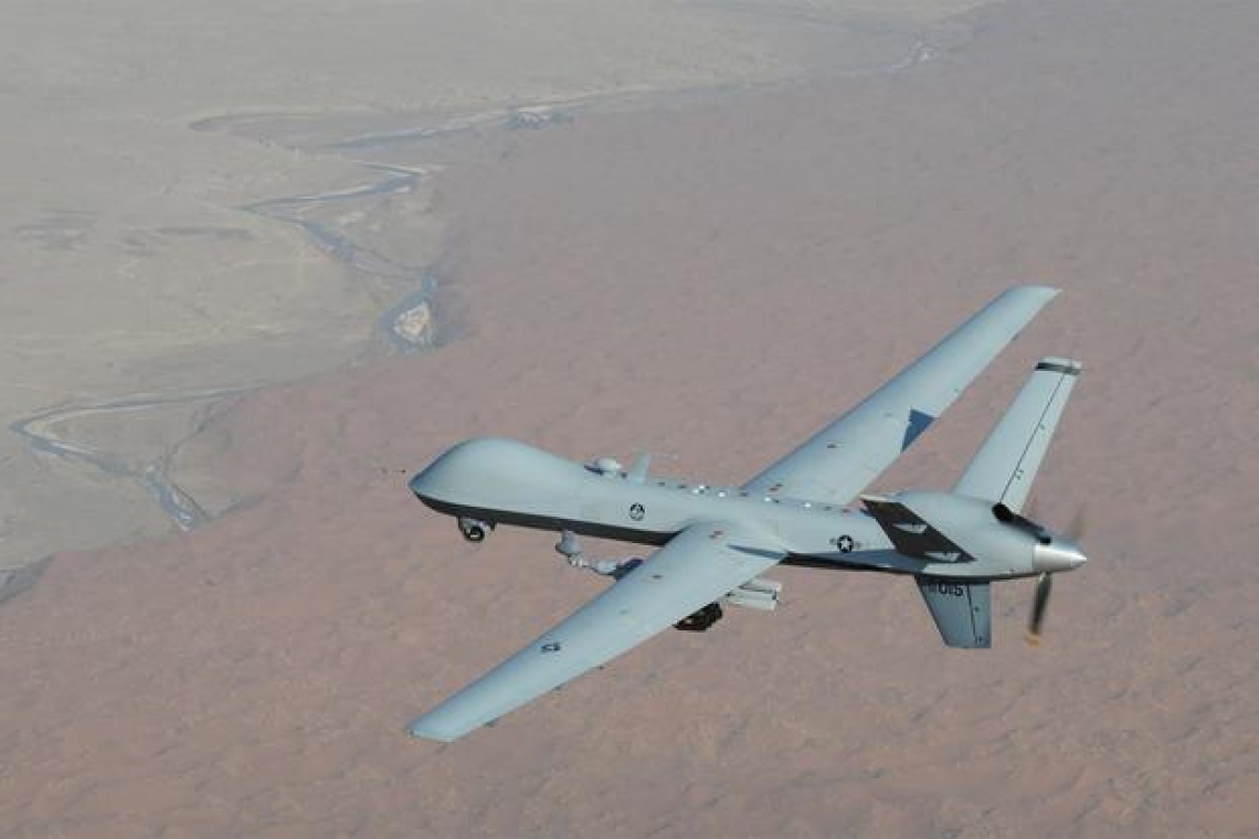 U.S.  MQ-9 "Reaper" Drone SHOT DOWN over Yemen