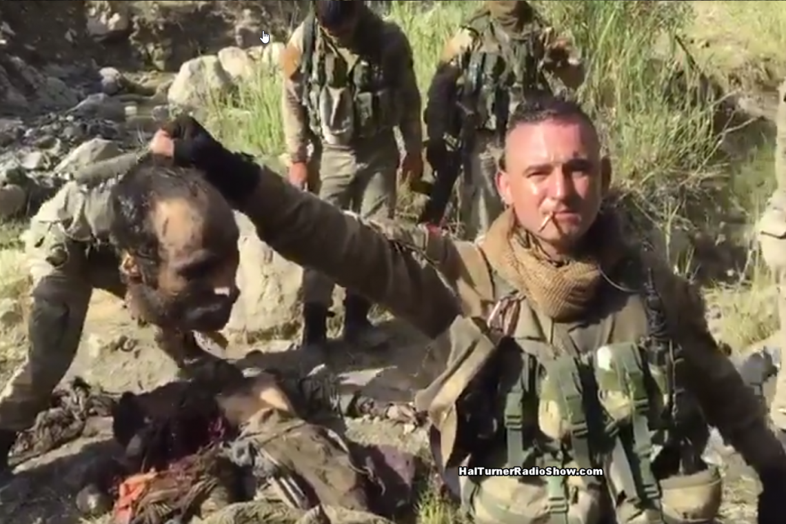 TURKISH ARMY CUTTING-OFF HEADS OF KURDS