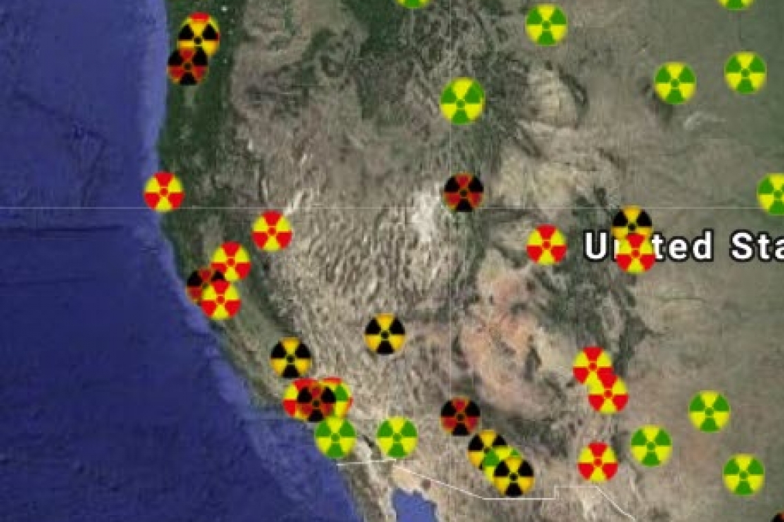Western U.S. Showing Radiation Spikes Before Nov. 3 . . . Rumored False Flag Nuke Attack