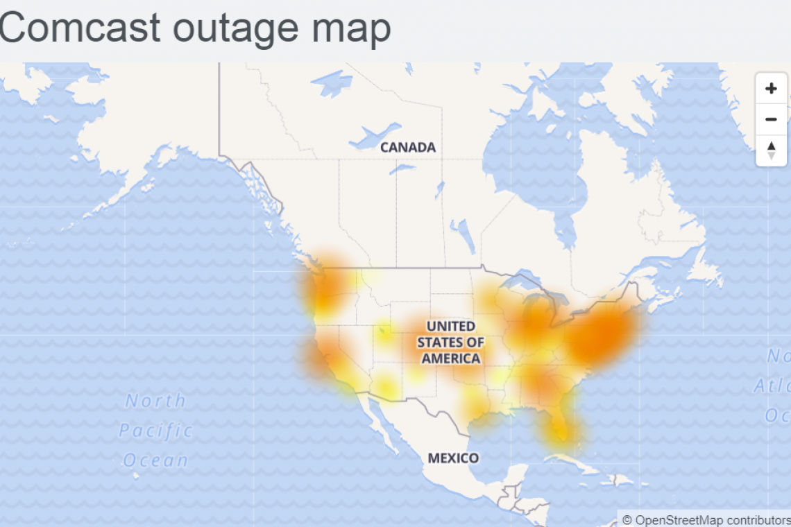 SABOTAGE!  Multiple Fiber Optic Lines Cut - Comcast Major Outages
