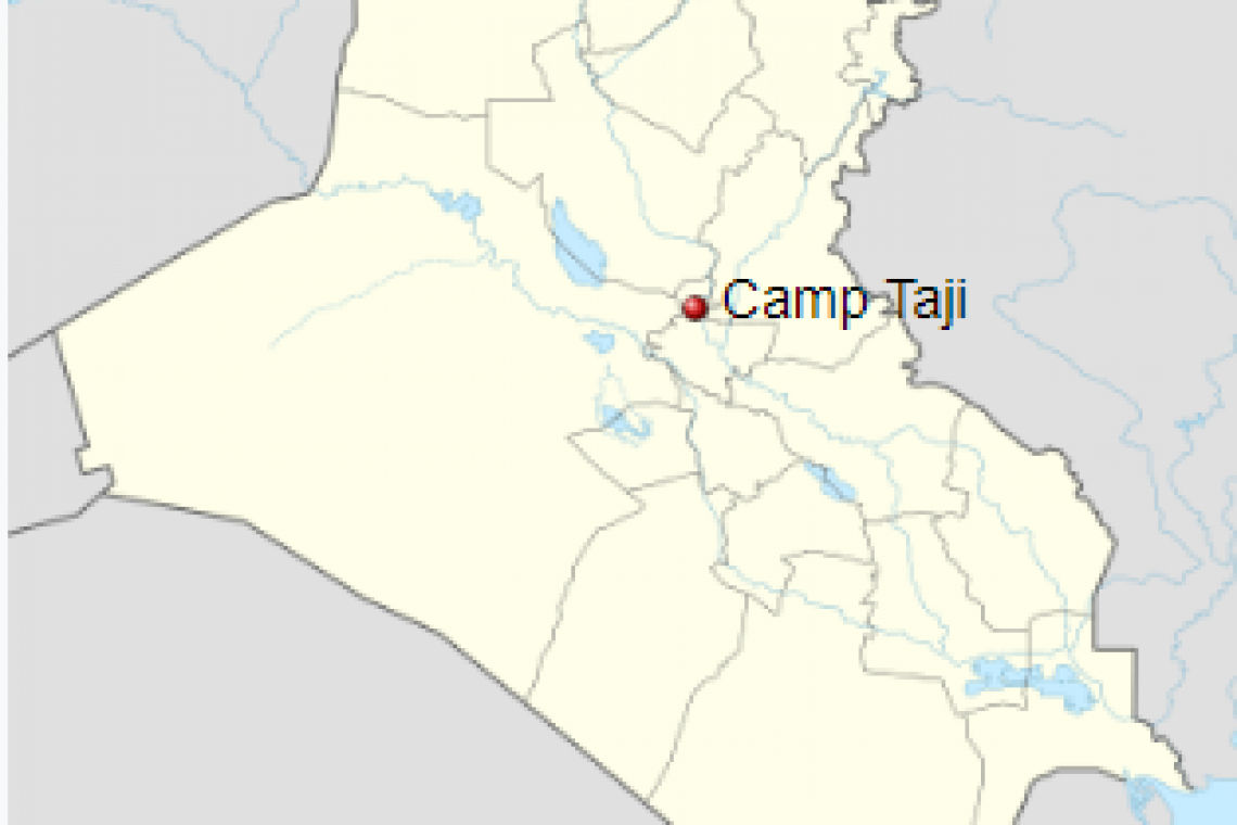 Multiple rockets fired towards Taji military base that host US personnel northern Baghdad.