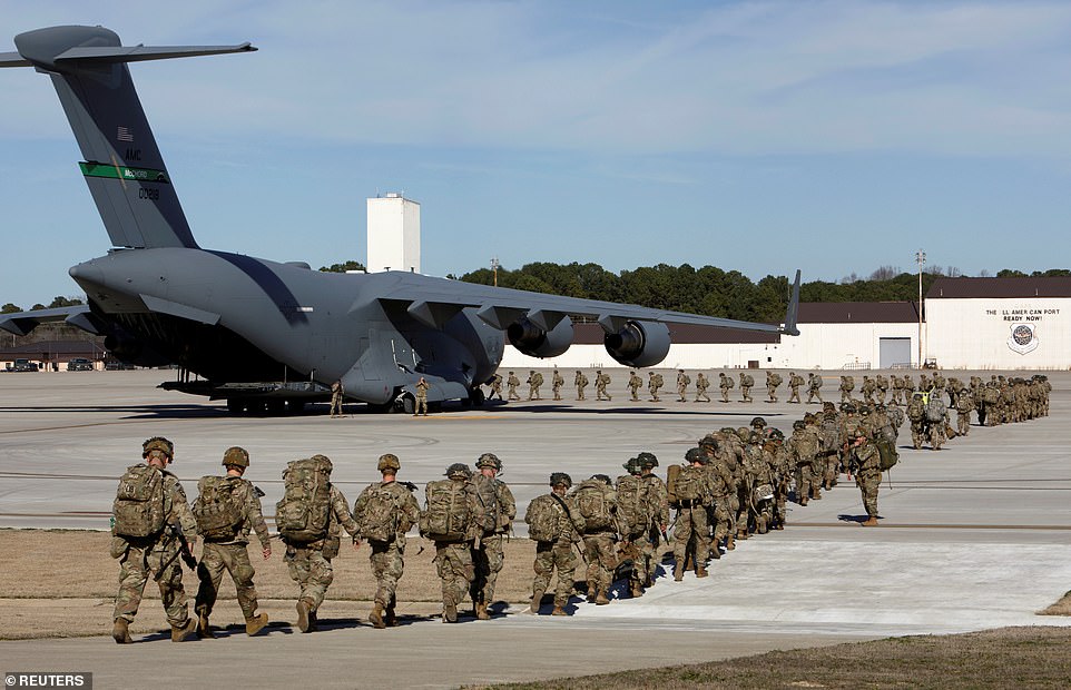 Twenty-Two C-17A Globemaster Planes, F/A-18's, Command & Control Aircraft Departed USA in last 24 Hours for Middle East. War with Iran likely 82ndAirborneDeploying-2