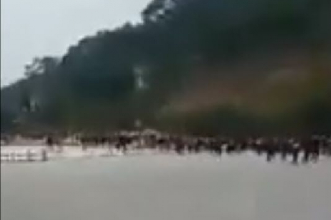 VIDEO: Tens-of-Thousands (Likely Infected by Virus) FLEEING CHINA across unguarded Vietnam Border