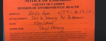 NJ Gym Open in Protest to Illegal Governor Shutdown Order,