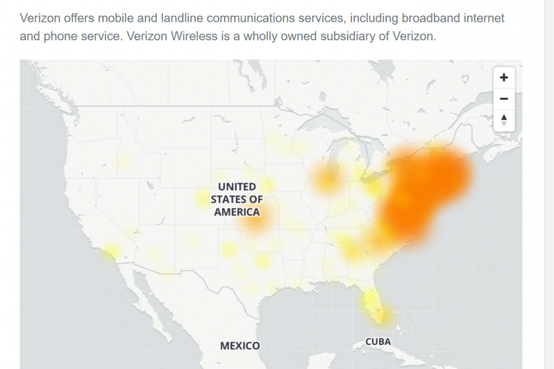 ALL Major COMMS COMPANIES Seeing Sudden FAILURES . . . COMMS OUTAGE COMING NOW? UPDATE 1:21 PM -- Cellular calls FAILING in NYC area