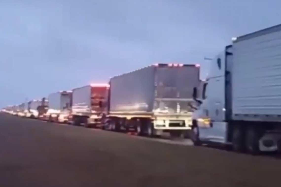 REPORTS: Truckers Strike Actually BEGINNING
