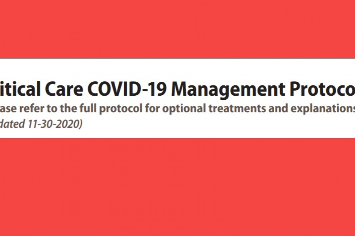 Critical information about Covid 19 - If YOUR Doctor is **Not** Doing this, it is MALPRACTICE