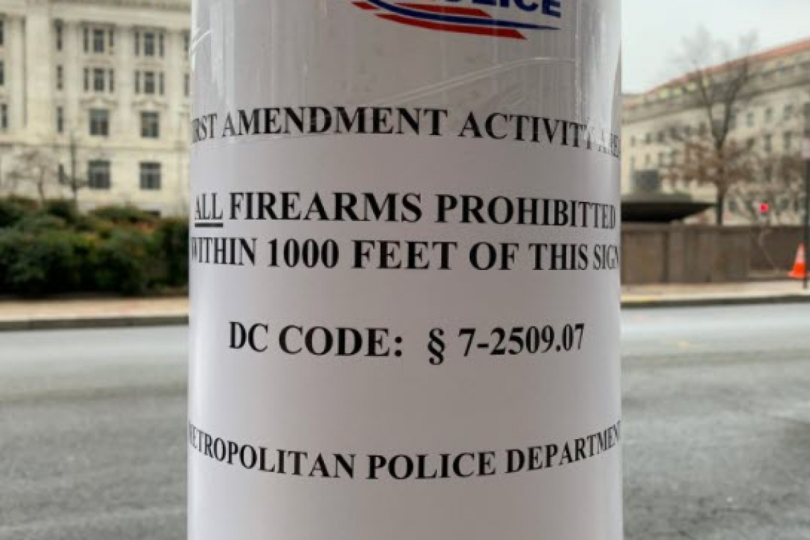 DC Metro Police Attempting to BAN "ALL" FIREARMS During Jan. 4-6 Rally; Cite Law Which Applies SOLELY to "Licensed Pistols" and NOT to Rifles or Shotguns . . .They're afraid !