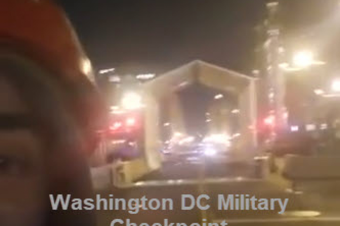 VIDEO: Military Checkpoints on Streets of DC - MARTIAL LAW!