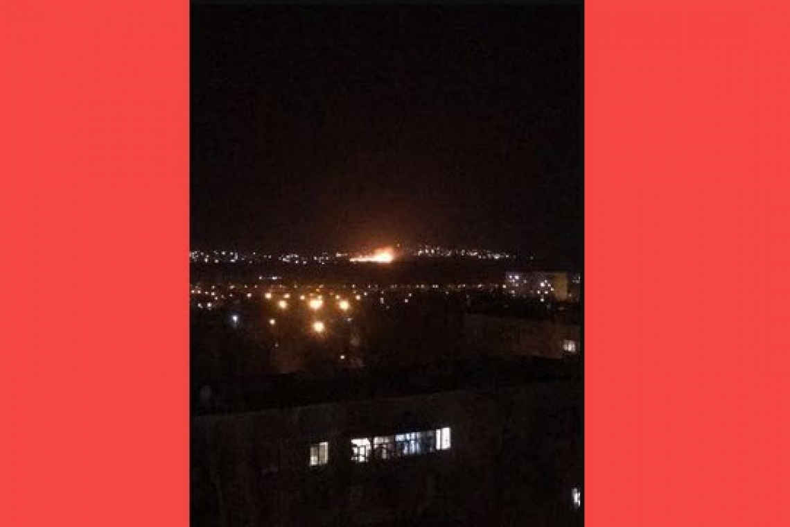 HEAVY ARTILLERY FIRE HITS LUHANSK -
