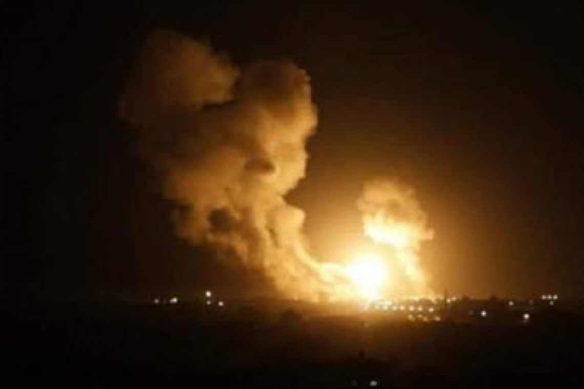 Gaza Strip Burns As Israeli Tanks Attack