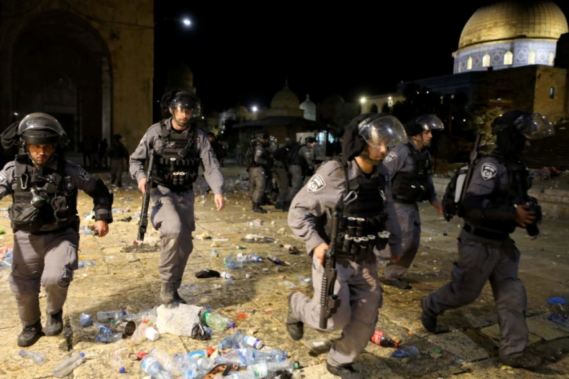Israeli Police STORM Al-Aqsa Mosque on the Temple Mount; Use Stun Grenades/Tear Gas on Worshipers - Numerous Dead and Injured
