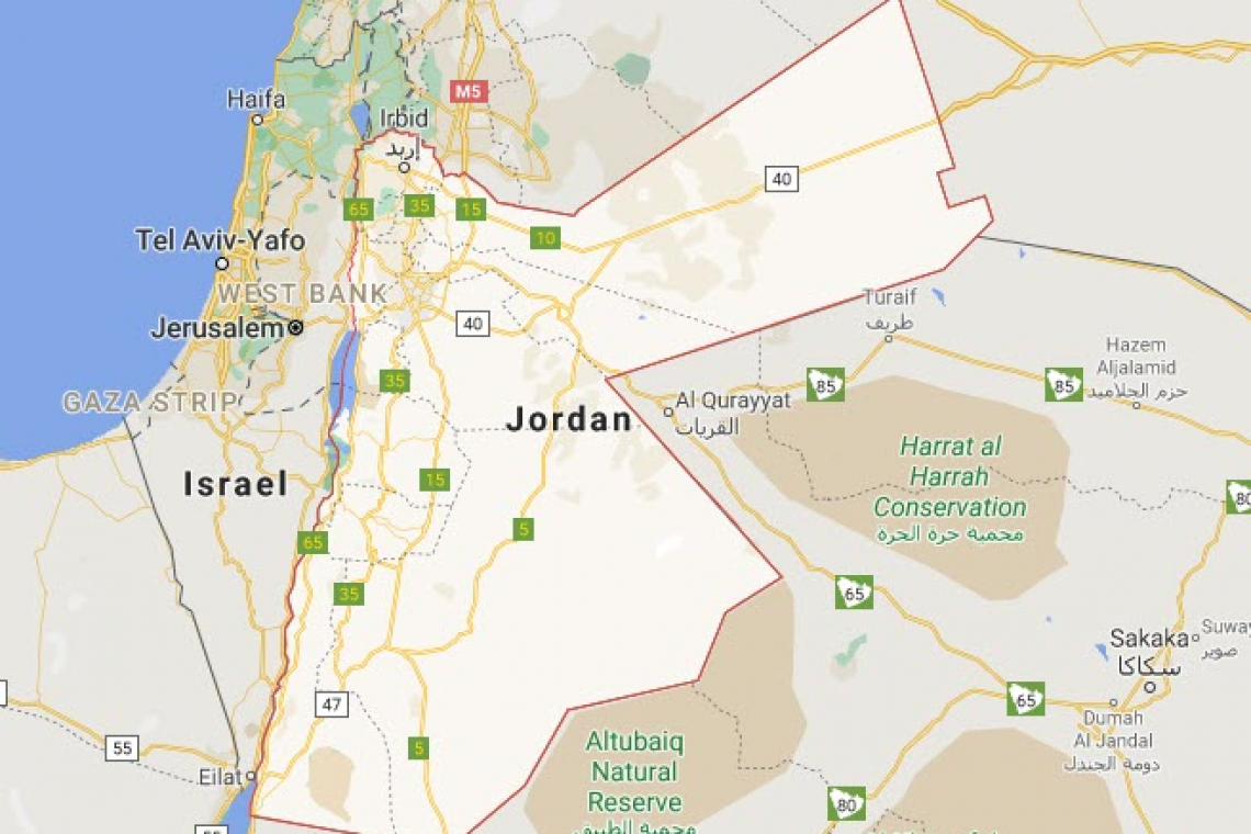 UPDATED 7:31 PM EDT --  Complete and Total "Blackout" in Jordan