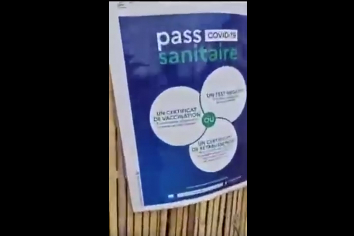 France Gov't Printed "VACCINE PASSPORT" Signs 4 days BEFORE France Ever Had a Case of COVID-19; This Whole COVID Situation has been PLANNED for years