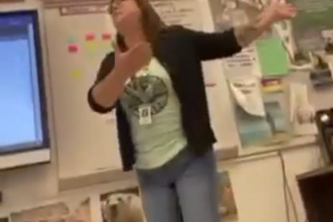 First day of school and Utah "teacher" RANTS about vax, Trump, homophobes - threatens students