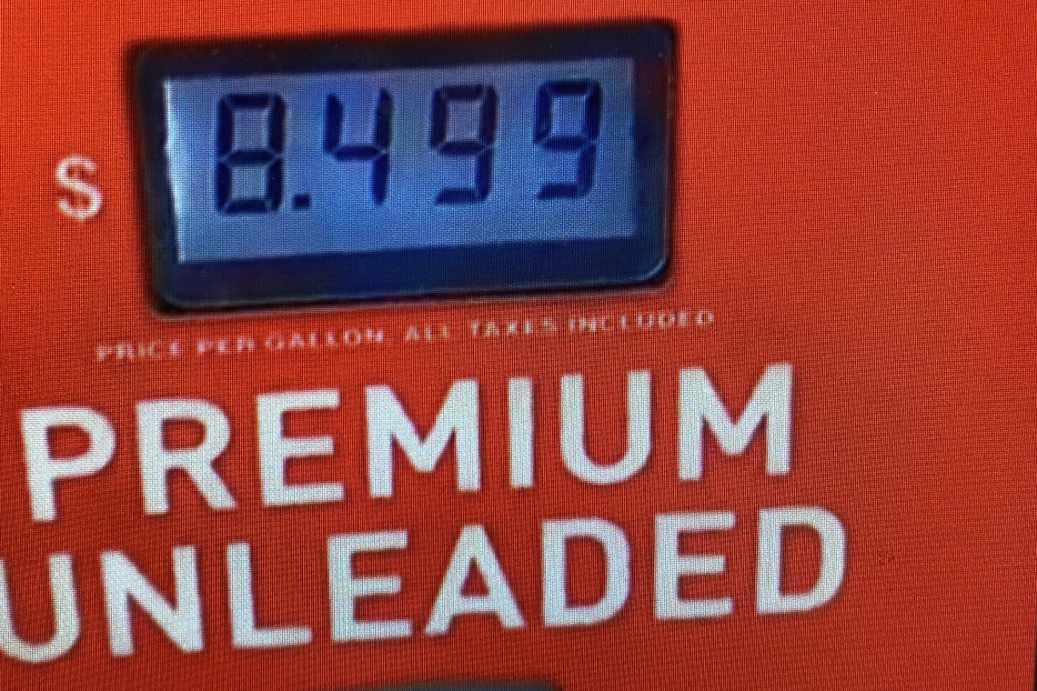 Hyper-Inflation Begins: Gasoline Hits $8.49 p/Gal in California; FOOD SHORTAGES in Texas