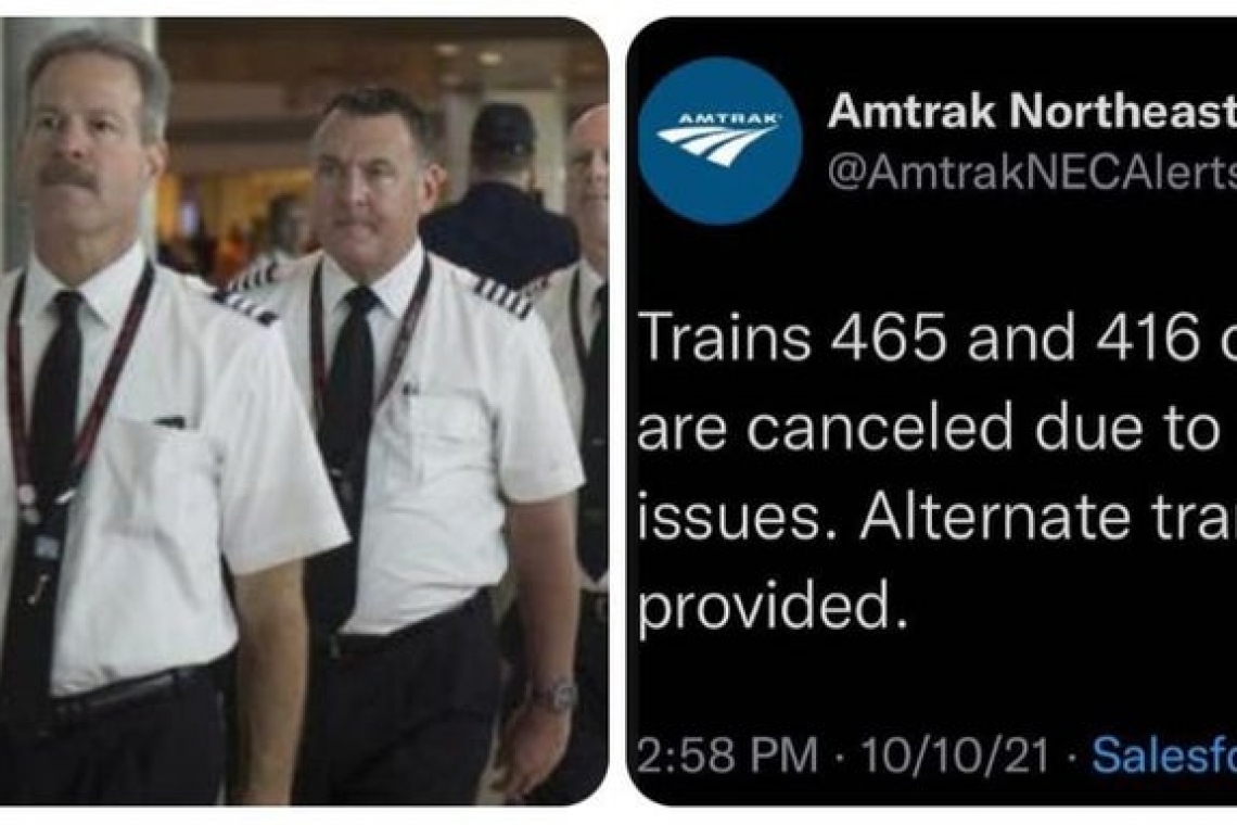 Amtrak Train Crews Allegedly Join Walkout Started By Air Traffic Controllers And Southwest Pilots ZERO Media Coverage