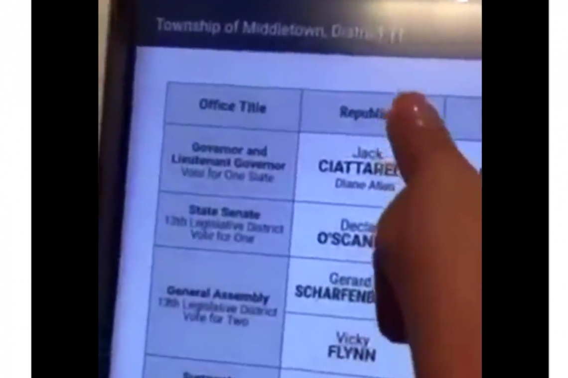 VIDEOS: New Jersey Voting Machines RIGGED to Prevent Votes for Republican in Governor's Race!