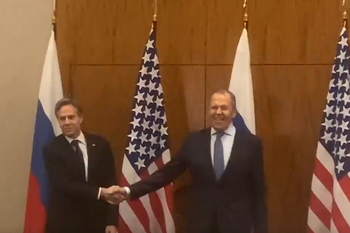 US & Russia meet in Geneva - Barely even LOOKED at Each Other