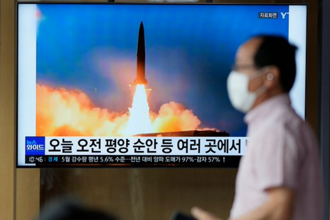 North Korea Fires Missiles into Sea of Japan