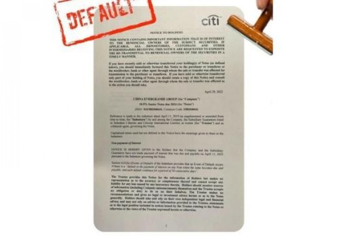 ?? coming bank runs?? First Financial Domino Just Fell; China's EVERGRANDE is now OFFICIALLY in "Default" EvergrandeDefault_large