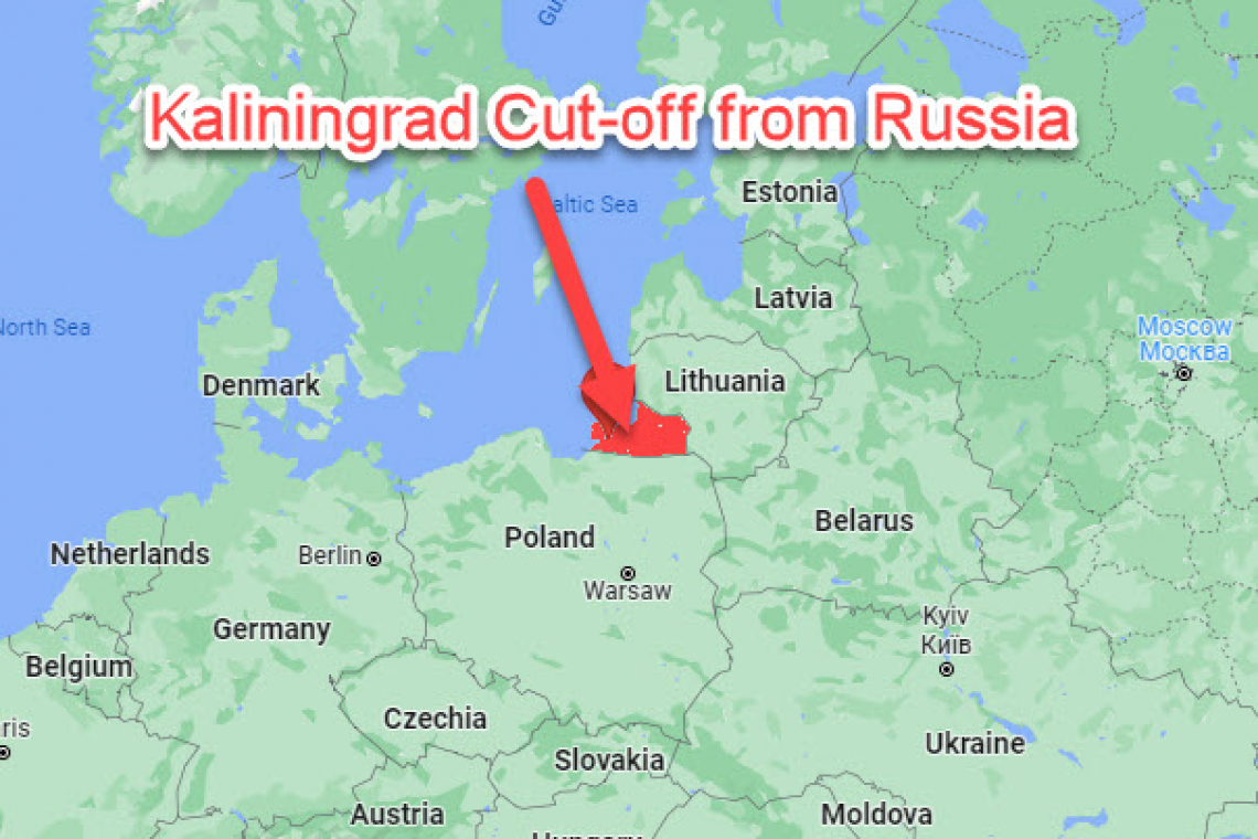 UPDATED 10:27 AM EDT -- Panic Buying in Kaliningrad as Lithuania "Sanctions" Russian Railroad