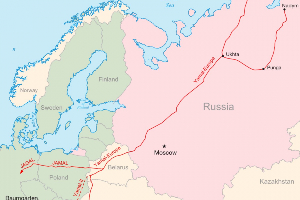 All Natural Gas Flow on Yamal-Europe Pipeline Halted