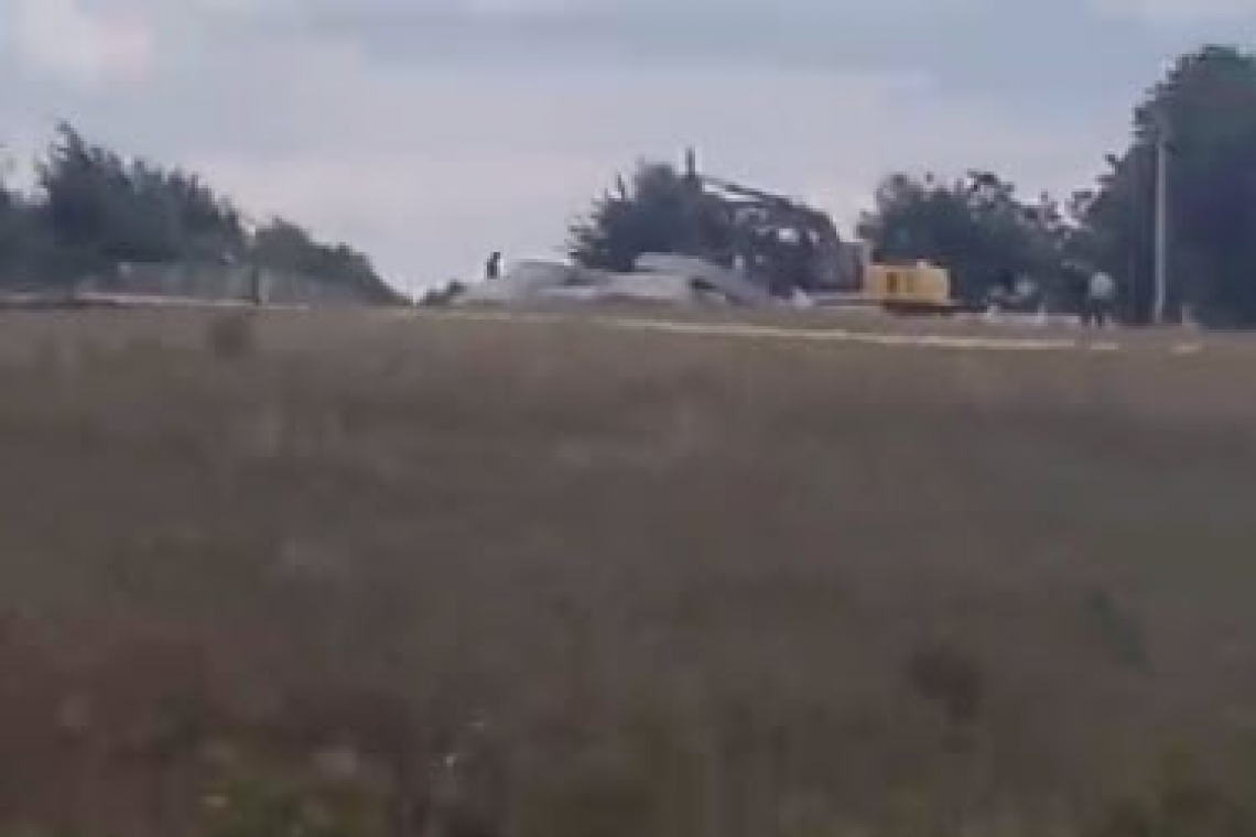 NOW COMPLETELY GONE: Georgia Guidestones Pushed Over by Back-Hoe after Explosion Damage