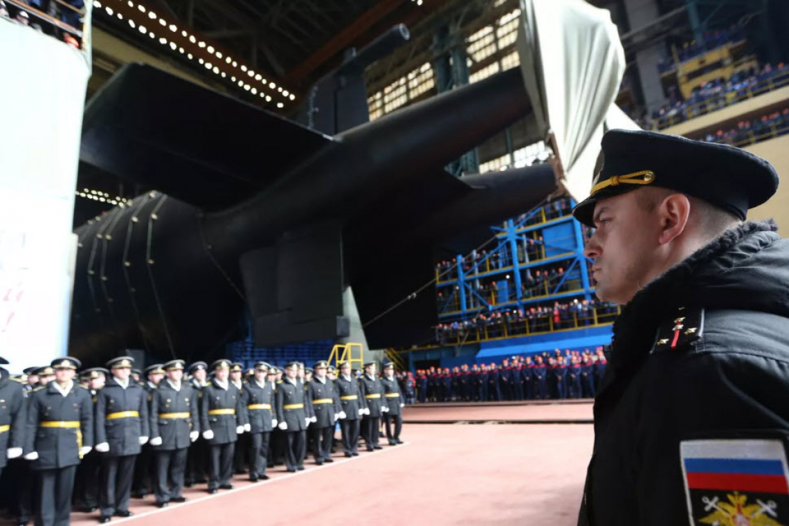 Russian Navy Takes Delivery of First "Nuclear Tsunami" Submarine
