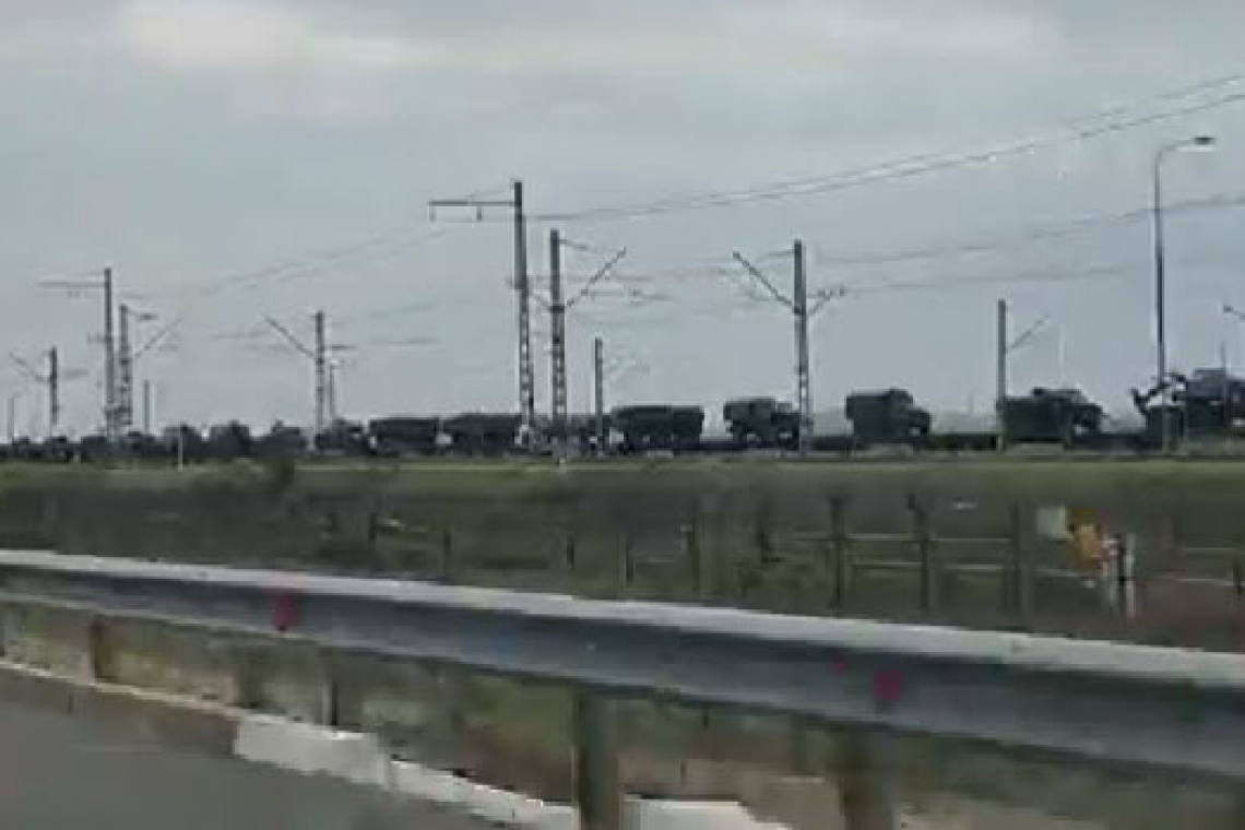 More Trains Carrying More Russian Armor into Ukraine