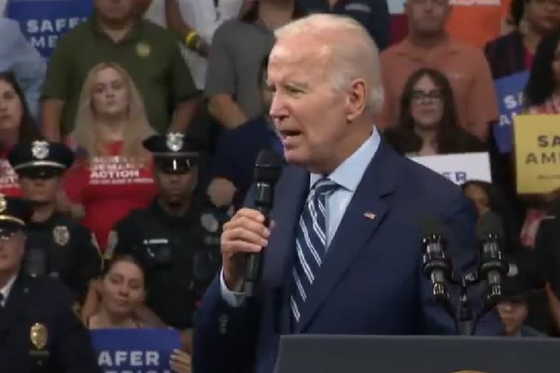 Biden Warns 'Brave Right-Wing' Americans—'If You Want to Fight Against the Country, You Need an F-15'