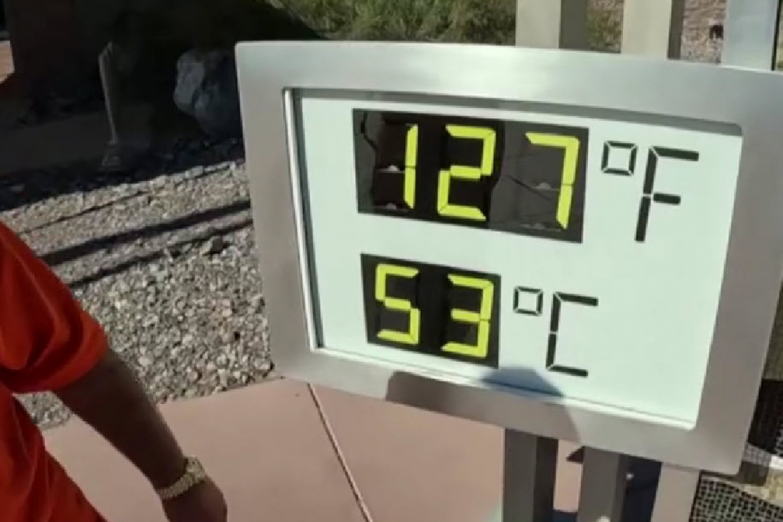 California's &quot;Death Valley&quot; Reaches 127° F - Highest Ever Recorded on Earth