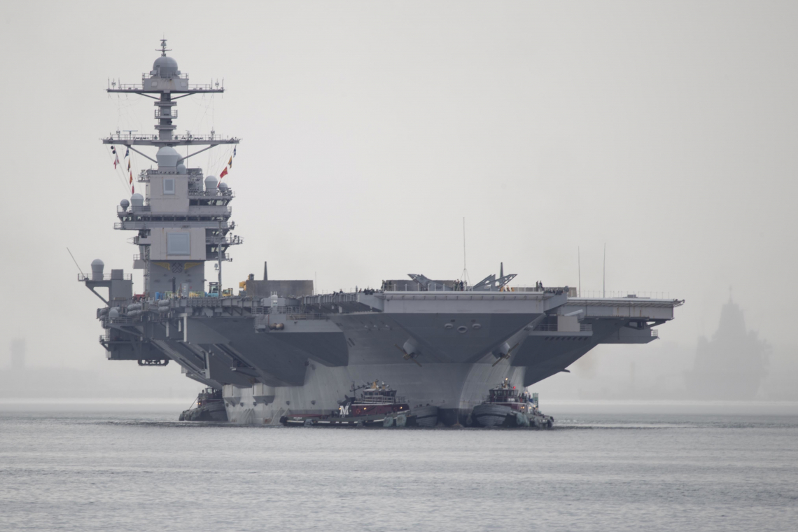 USS GERALD R. FORD AIRCRAFT CARRIER STRIKE GROUP DEPLOYING TO  . . . NATO