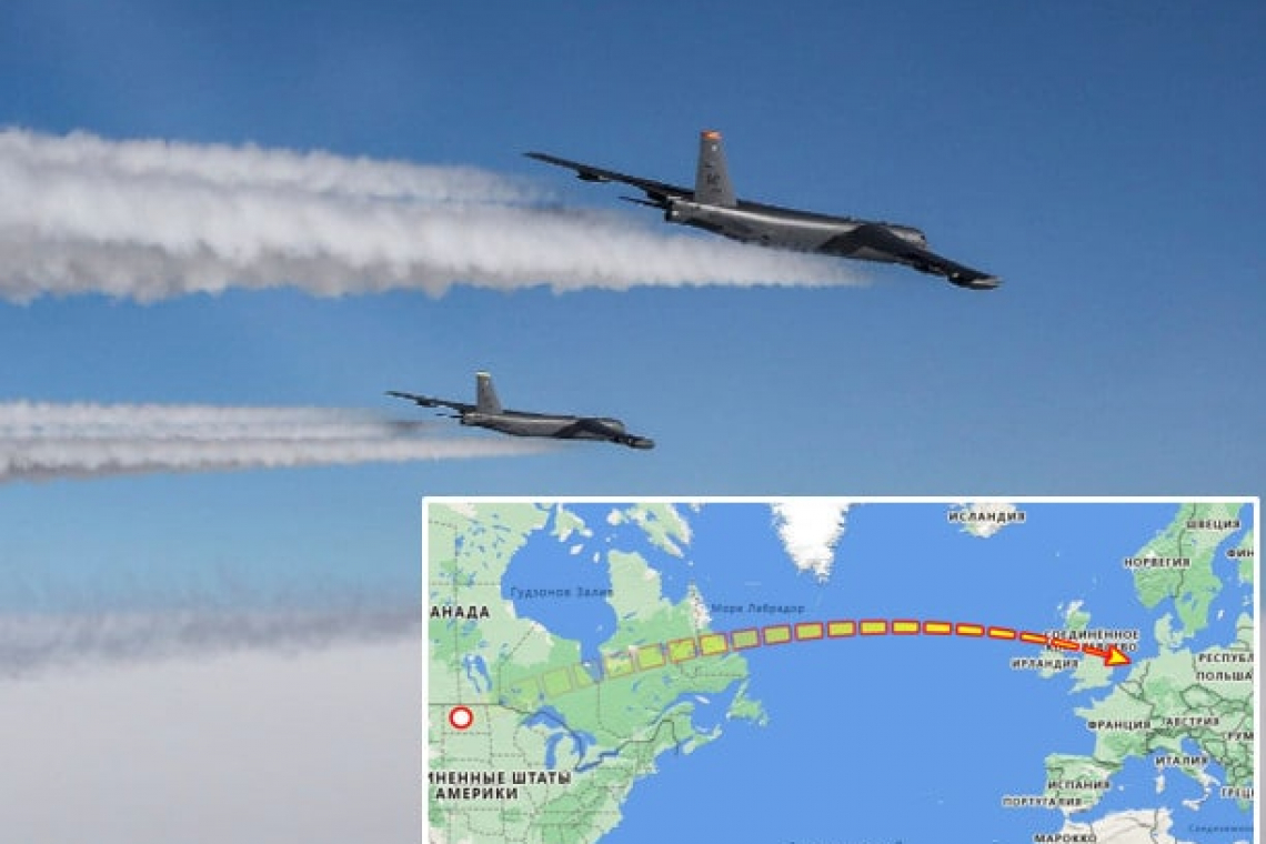 Tomorrow Morning, U.S. NUCLEAR Bombers Arrive for NATO "Drill" Against Russia