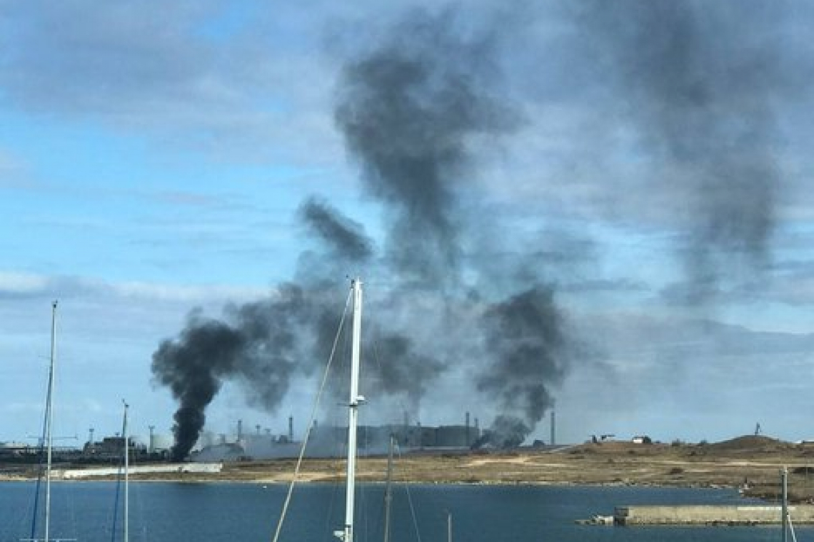 Russian Navy Ships Hit in Sevastopol Harbor - Ukraine Drone Attack