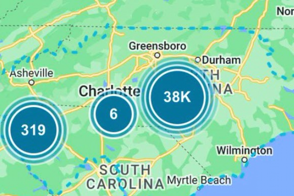 Mass blackout after substations ‘sabotaged’ in Moore County, North Carolina