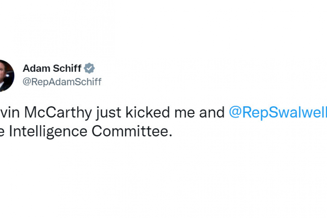It's Official: Schiff and Swalwell KICKED-OFF Intel Committee