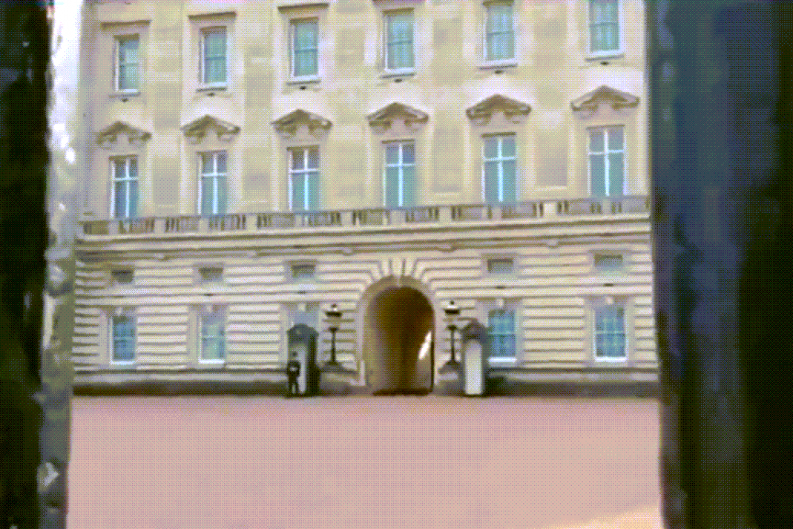 REPORTS: Buckingham Palace Windows &quot;Boarded-Up&quot;- Royal Crest Removed from Front Gate. Palace Guards - GONE!