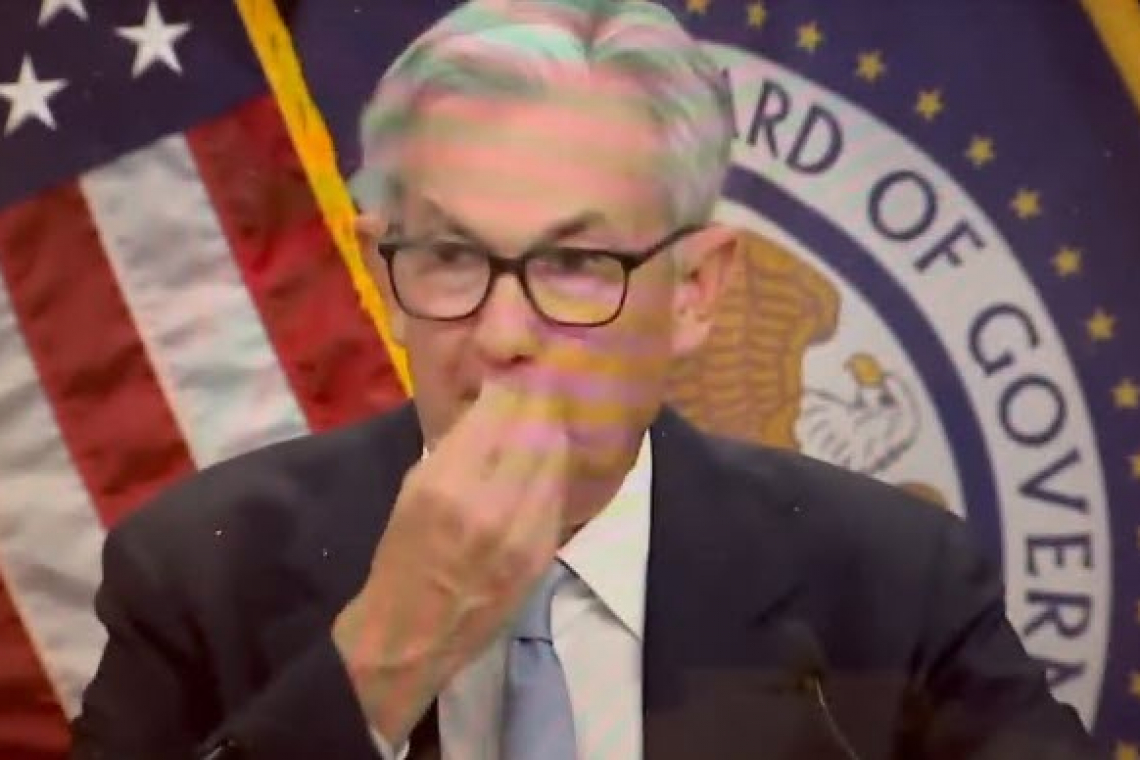 Fed Chairman Powell's Body Language About Credit Suisse Deal "Going Well???"
