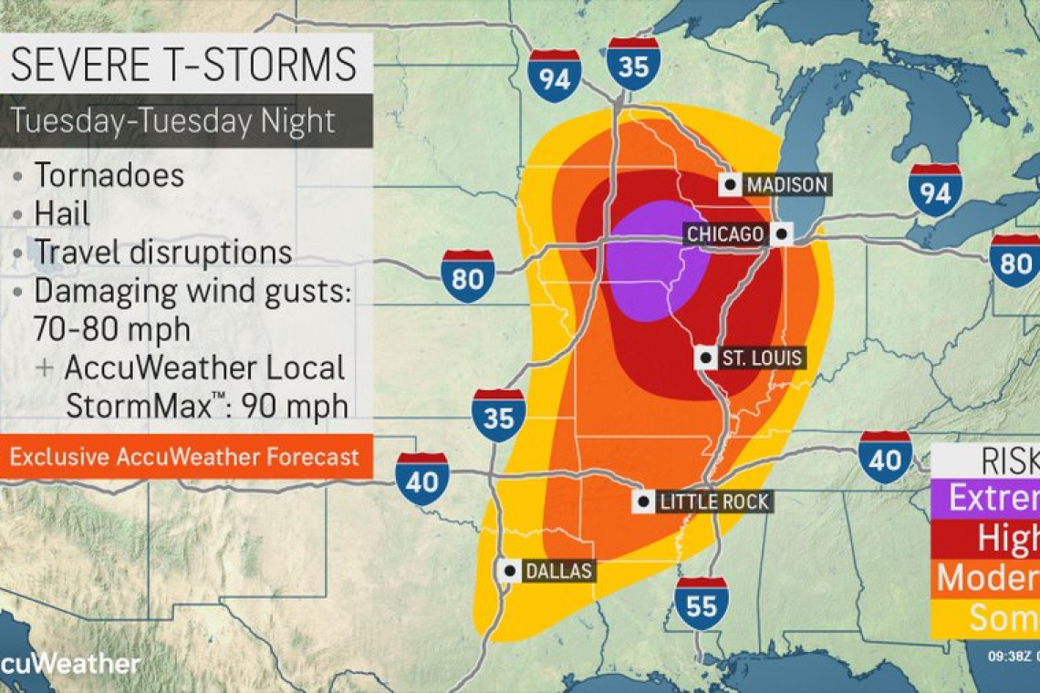 More (and WORSE) Tornados Coming Tuesday - "EXTREME RISK"