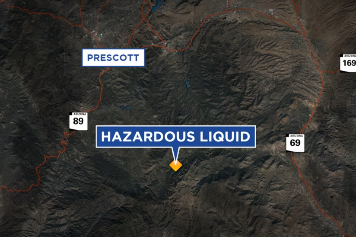 Orange Substance &quot;Oozing&quot; Out of Ground Near Prescott, AZ