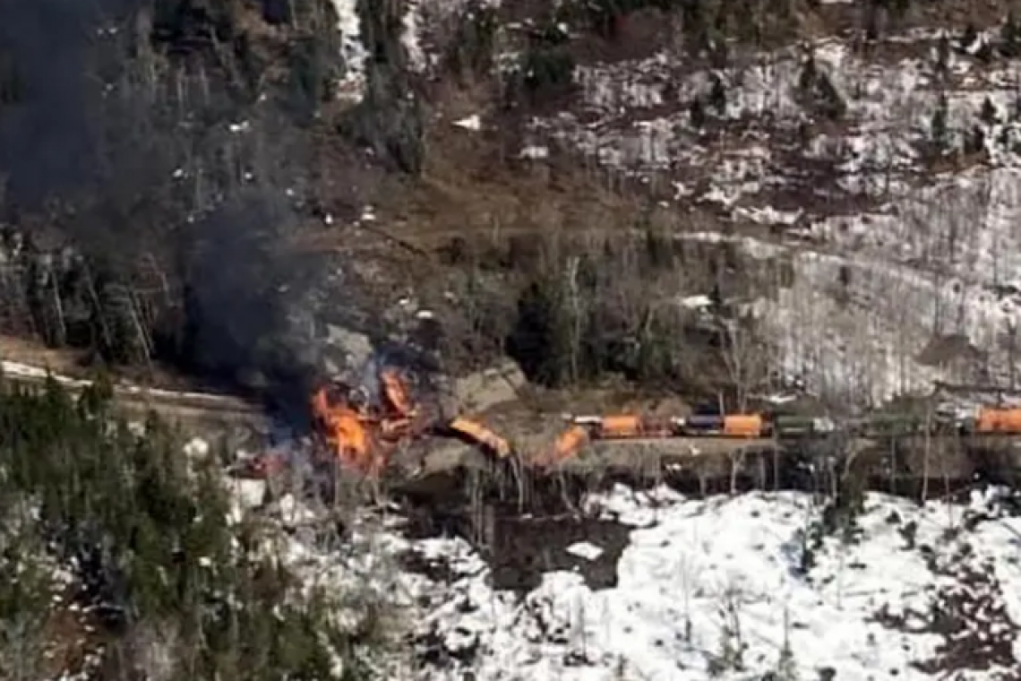 Another Train Derails- this one in Maine.  Haz Mat Released