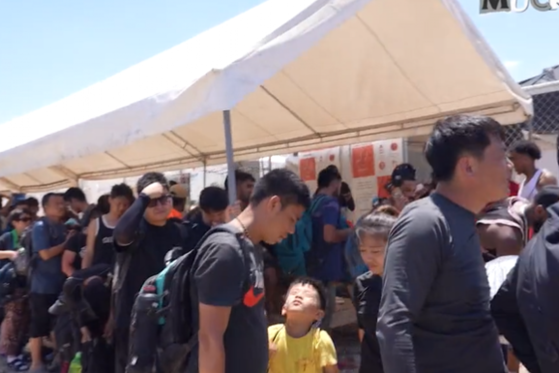 Massive Numbers of Military-Age Chinese Men Lining Up in Panama to ILLEGALLY Cross into USA