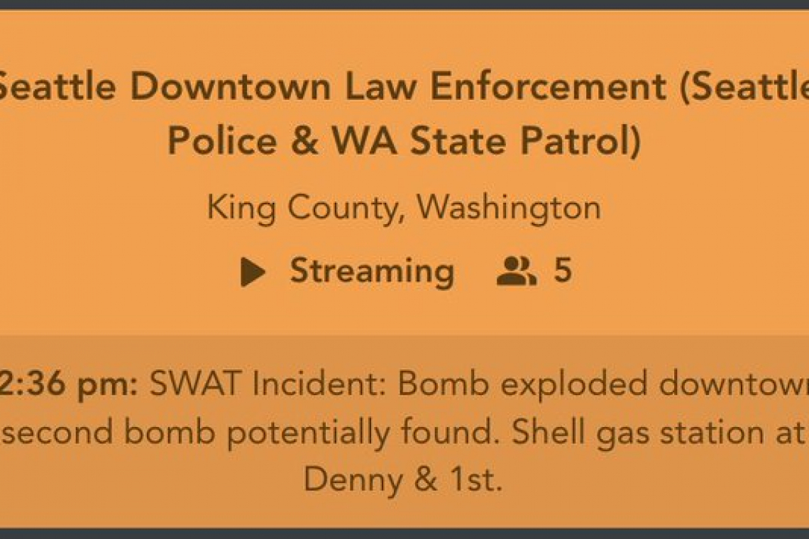 BOMBING IN SEATTLE - SECOND UNEXPLODED BOMB FOUND