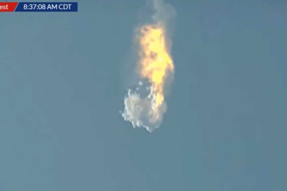 SpaceX &quot;StarShip&quot; Blows-up Mid-Flight