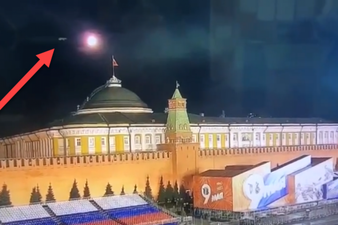 UPDATED 3:22 PM EDT -- Ukraine Drone Attacks Kremlin!
