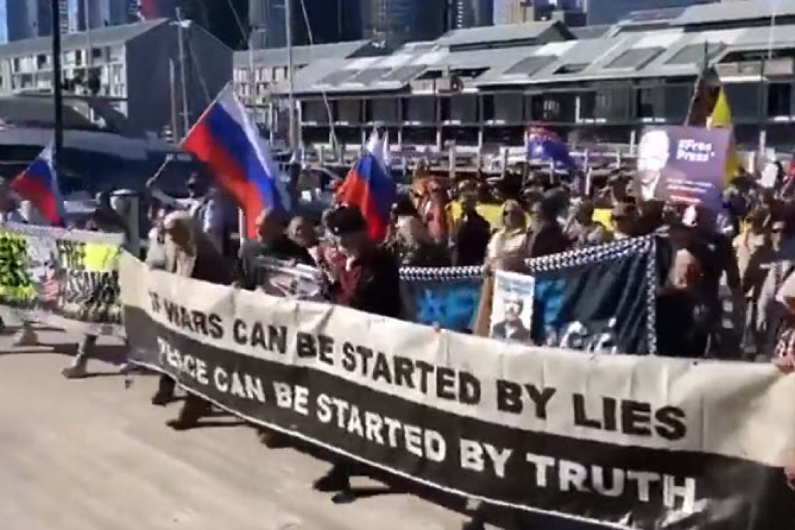 ~3,000 Turn Out in Sydney AGAINST NATO - Pro-Russia