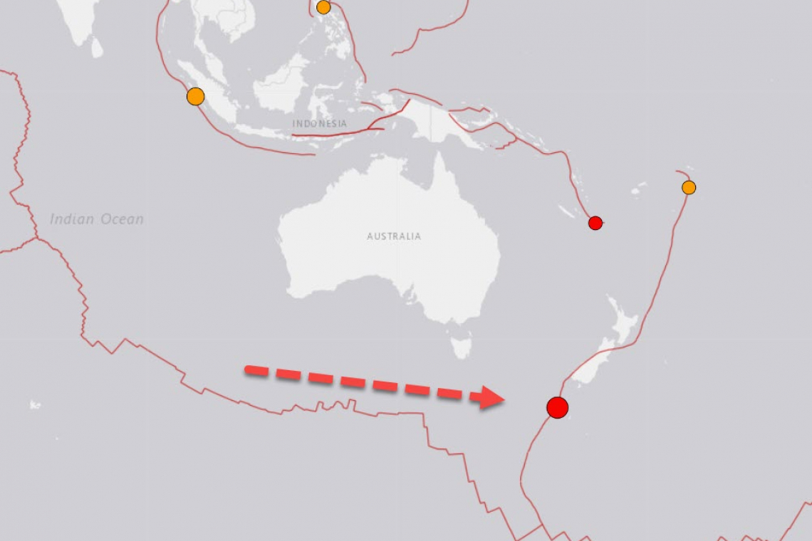 Magnitude 6.2 Quake in Pacific off New Zealand -- *** Depth:  "0.0km" *** Tsunami Warning Buoys OUT OF SERVICE -OFFLINE